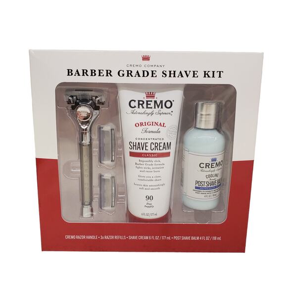 Cremo Luxury Shaving Kit Cremo Barber Grade Shave Kit Mens Christmas Gifts Ideas - Picture 2 of 15